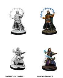 D&D Miniatures (Unpainted) - Player Characters (Wizards)