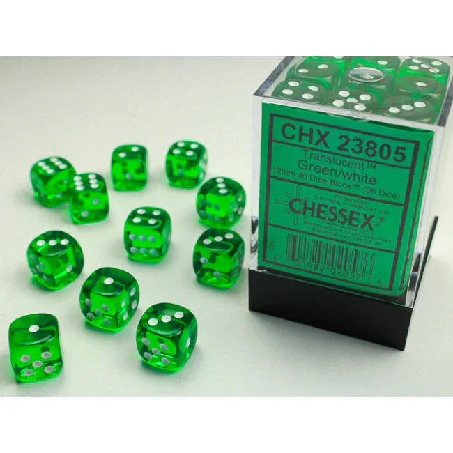 Chessex Dice (Translucent) 36d6