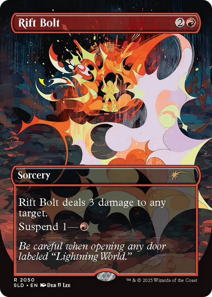 Rift Bolt (2050) (Rainbow Foil) [Secret Lair Drop Series]