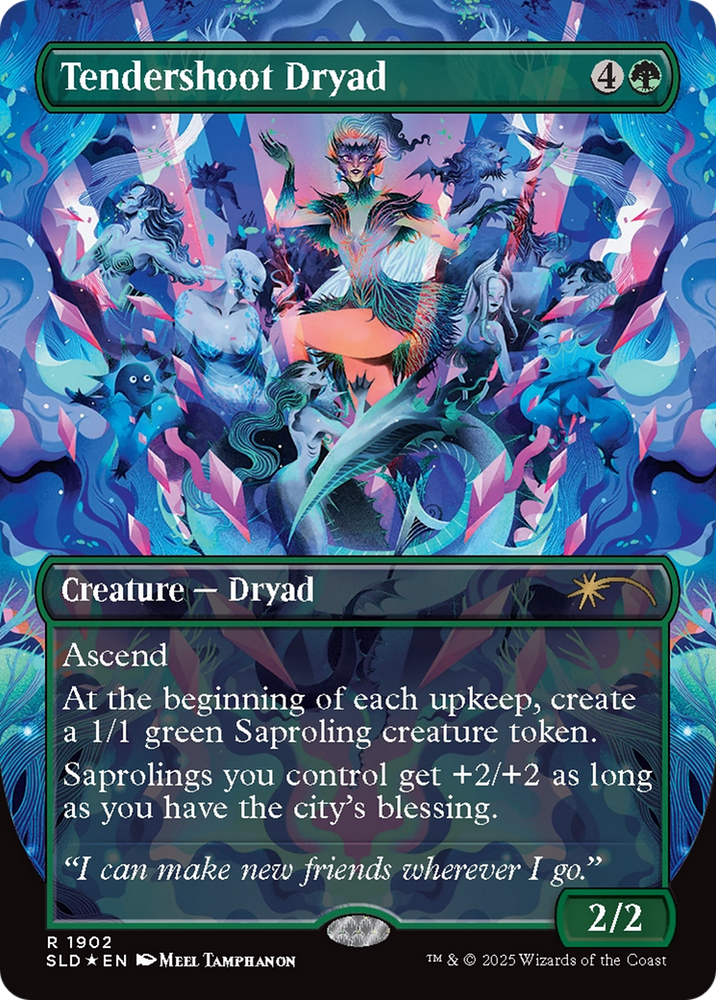 Tendershoot Dryad (Double Rainbow Foil) [Secret Lair Drop Series]