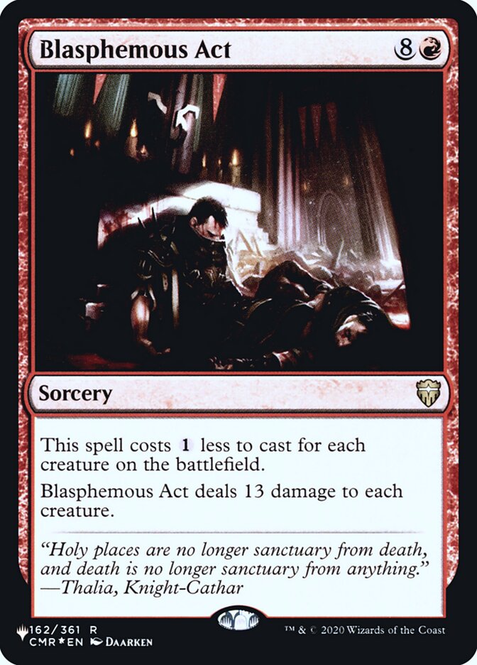 Blasphemous Act [The List]