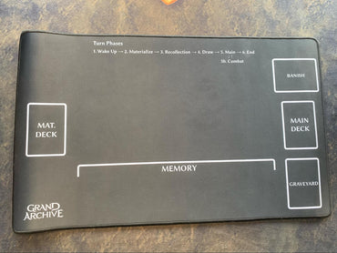 Grand Archive Zone Black Playmat