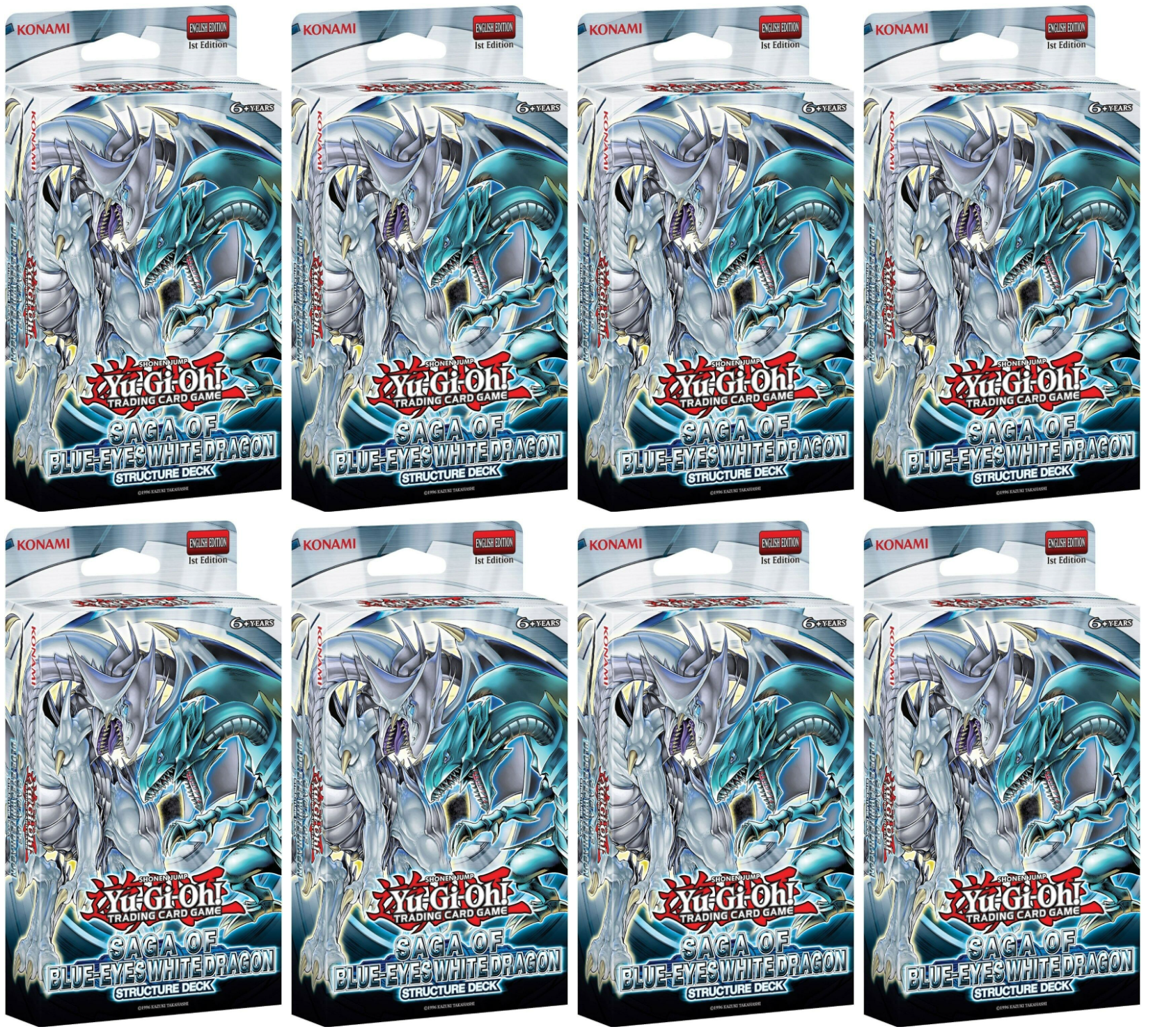 YGO Structure Deck Display - Saga of Blue-Eyes White Dragon