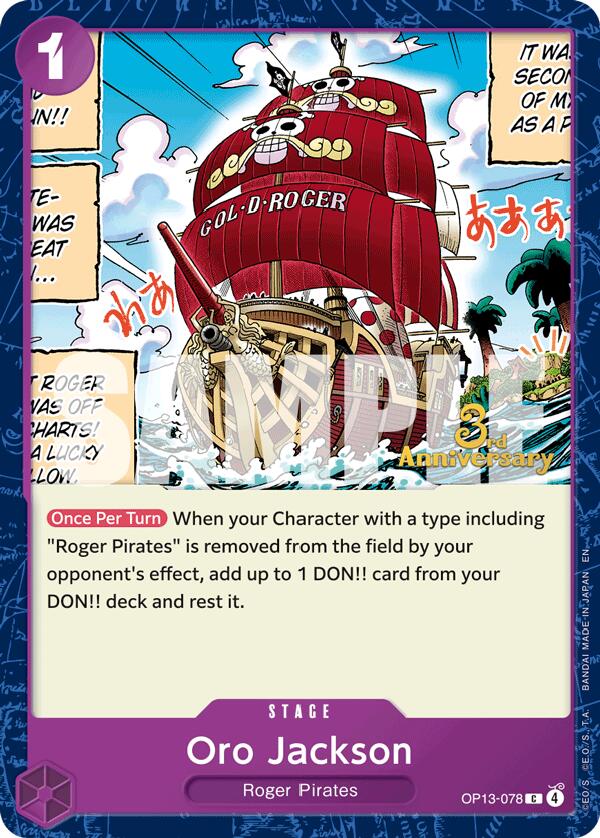 Oro Jackson [Carrying On His Will: 3rd Anniversary Tournament Cards]