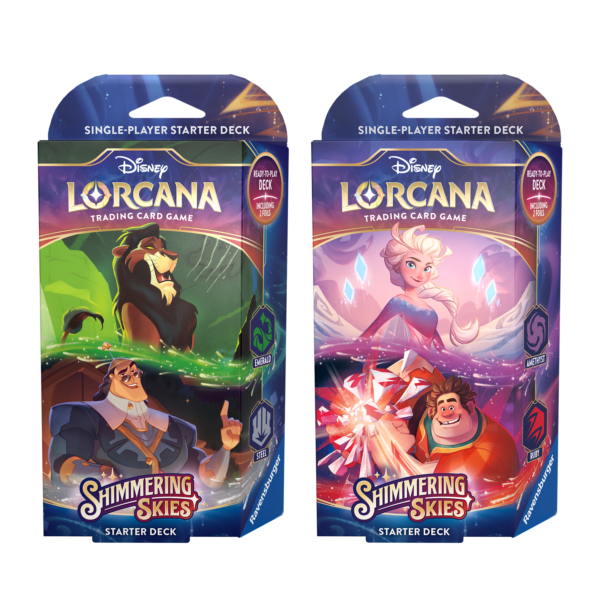Disney Lorcana TCG Shimmering Skies Starter Decks