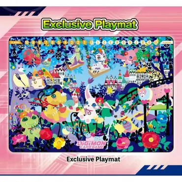 Digimon Card Game Playmat and Card Set 2 - Floral Fun (PB-09)