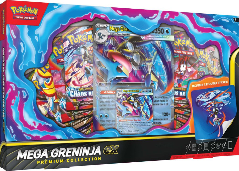 **PRE-ORDER** Pokémon TCG: Mega Greninja ex Premium Collection