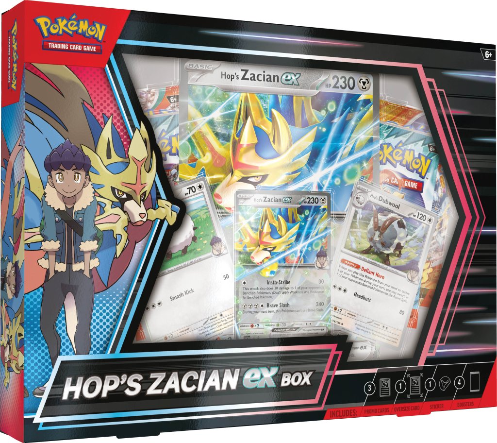PKM EX Box - Hop's Zacian ex