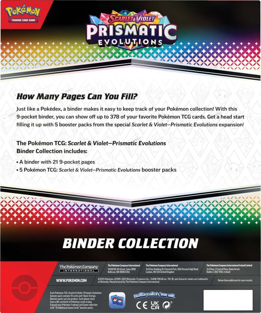 PKM S&V Prismatic Evolutions - Binder Collection