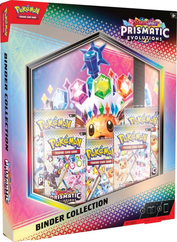 PKM S&V Prismatic Evolutions - Binder Collection