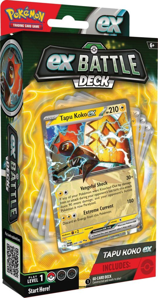 PKM EX Battle Decks - Tapu Koko ex & Iron Leaves ex