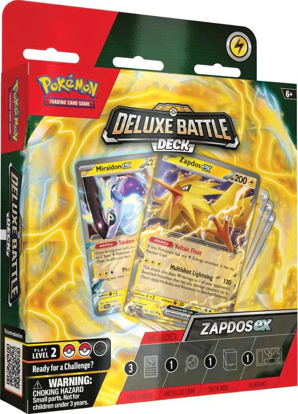 PKM Deluxe Battle Decks - Ninetales EX & Zapdos EX