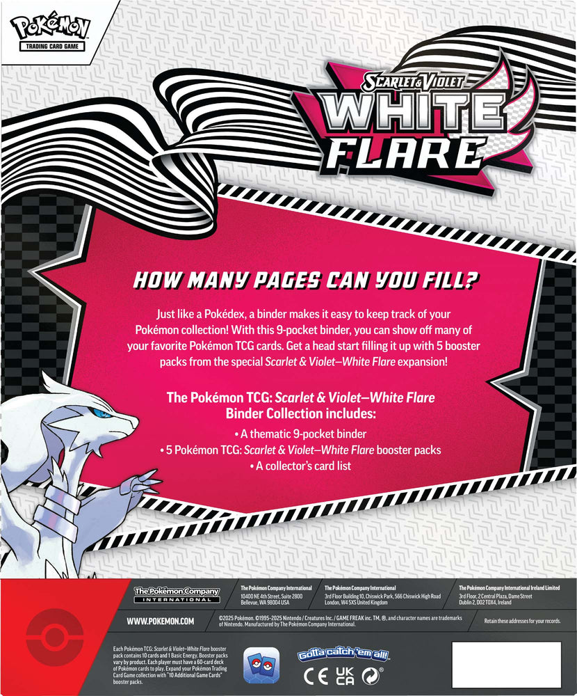 PKM Binder Collection - White Flare
