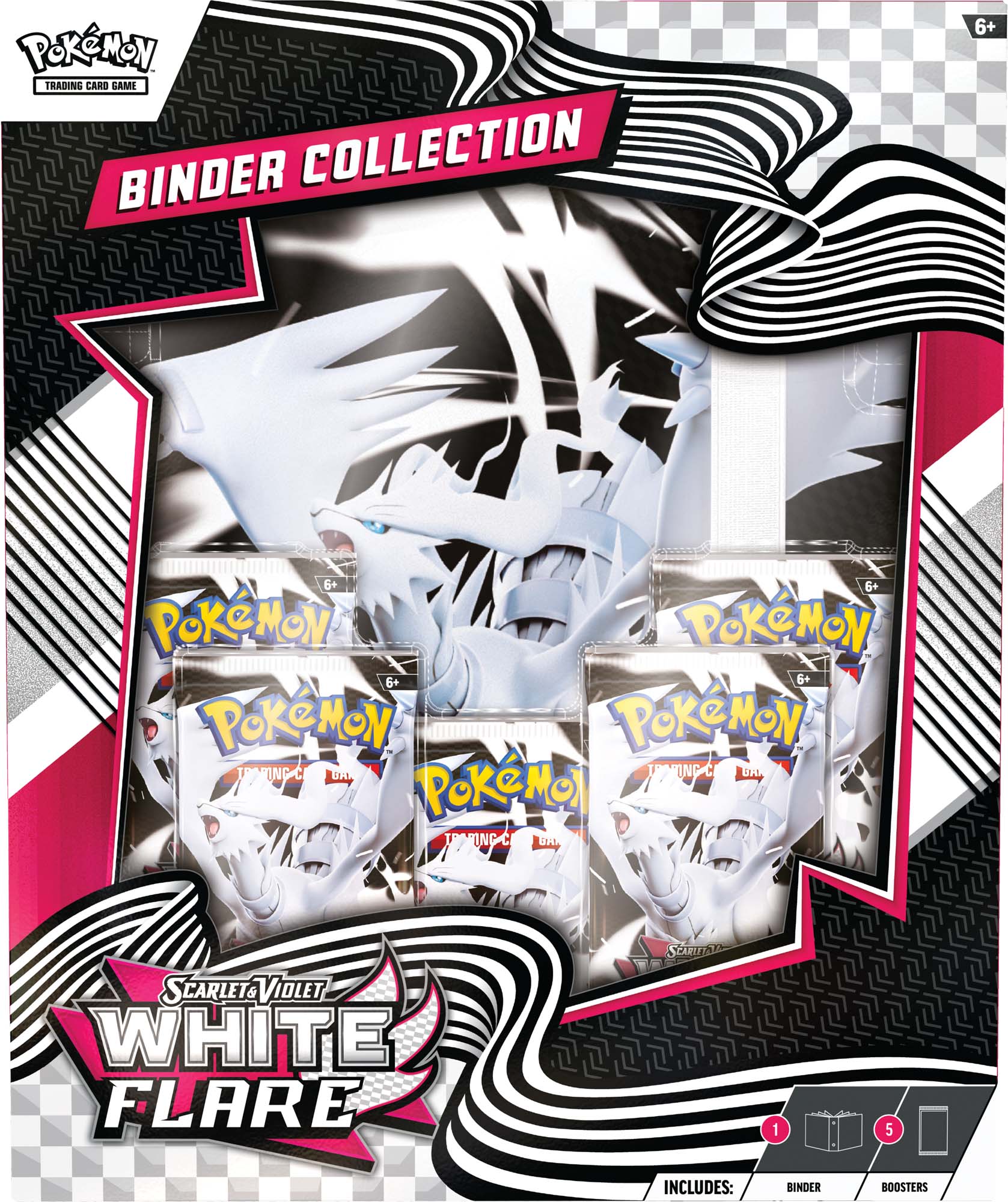 PKM Binder Collection - White Flare