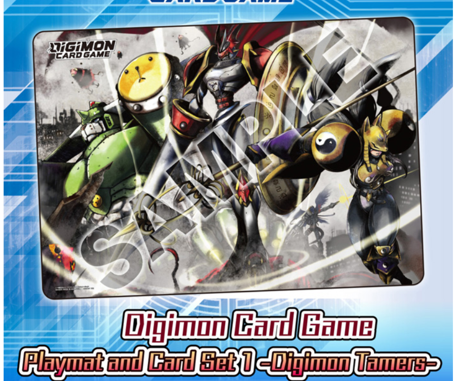 Digimon Card Game Playmat and Card Set 1 - Digimon Tamers (PB-08)