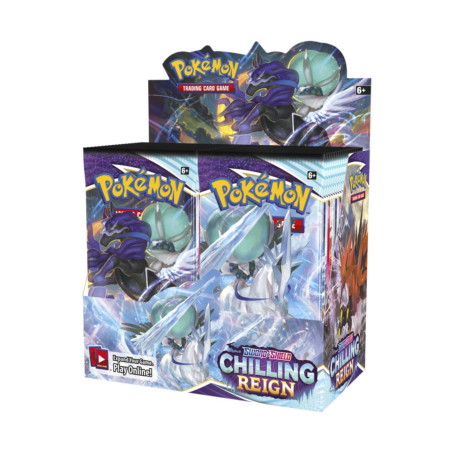 PKM Booster Box - Sword & Shield: Chilling Reign