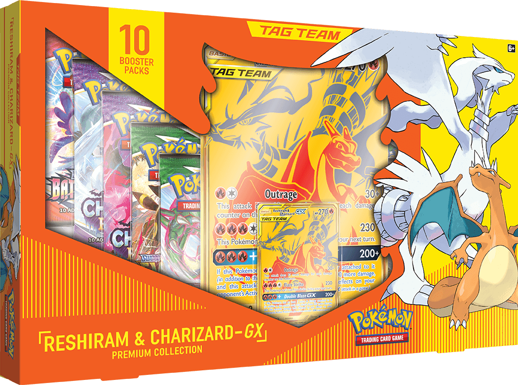 PKM Premium Collection Tag Team (Reshiram & Charizard GX)