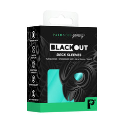 Palms Off - Black Out Deck Sleeves (Standard size)
