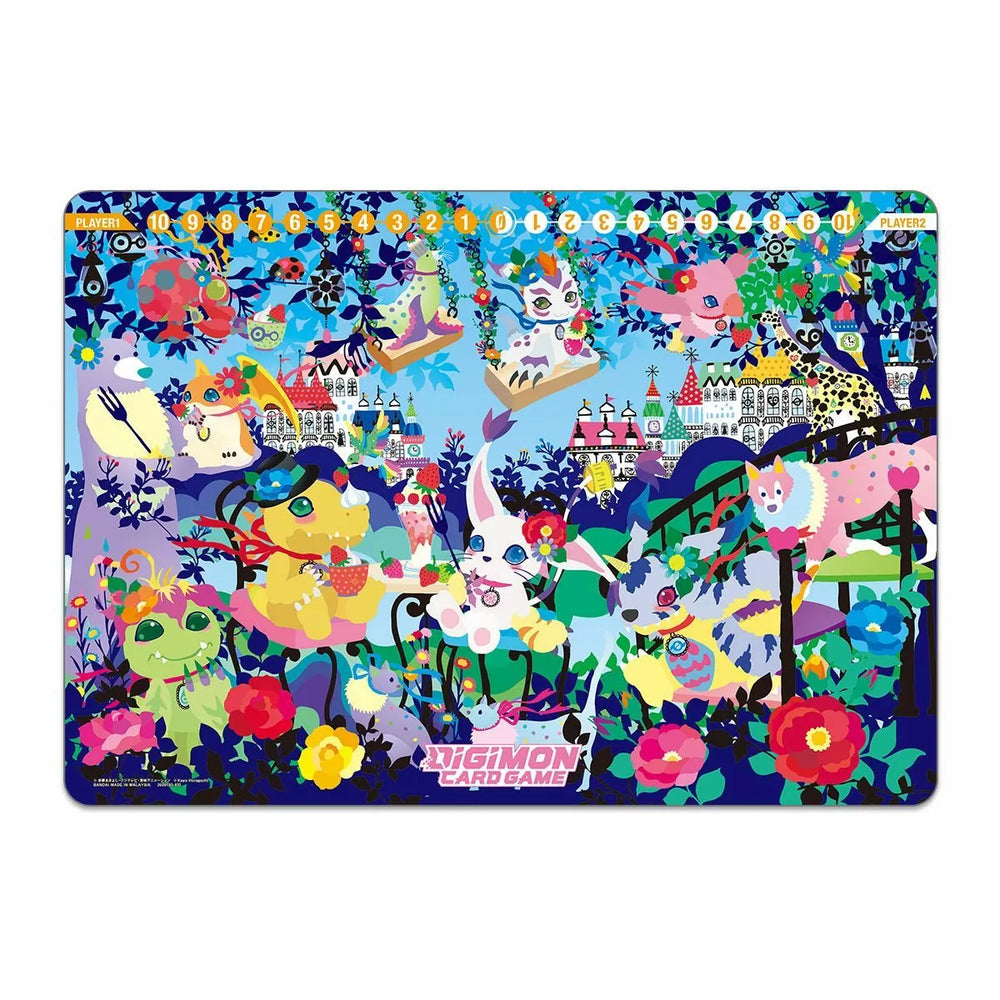 Digimon Card Game Playmat and Card Set 2 - Floral Fun (PB-09)