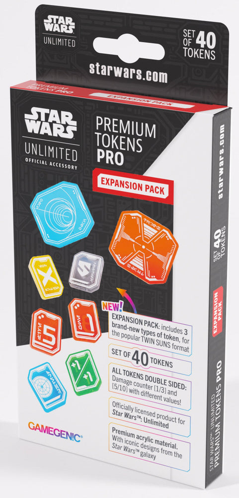 Gamegenic Star Wars Unlimited Premium Tokens PRO Expansion Pack