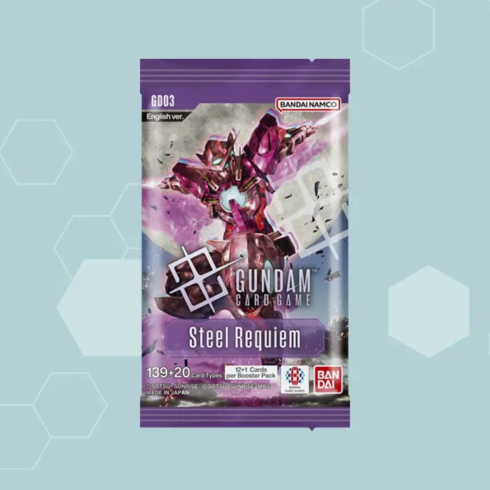 **PRE ORDER** Gundam Card Game: Booster Pack - Steel Requiem [GD03]