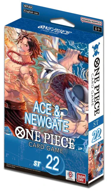 **PRE-ORDER&** One Piece Card Game: Starter Deck Display – Ace & Newgate [ST-22]