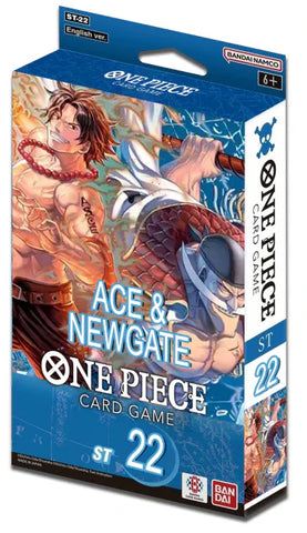 **PRE-ORDER&** One Piece Card Game: Starter Deck Display – Ace & Newgate [ST-22]