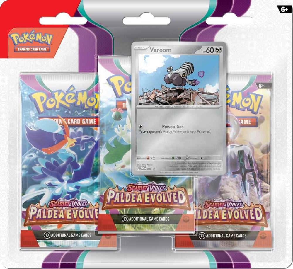 PKM 3-Pack Blister - Paldea Evolved