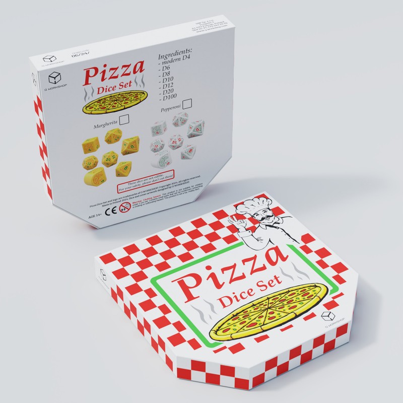 Q-Workshop - Pizza Dice Set
