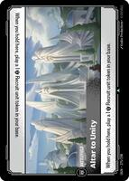 Altar to Unity [275/298] Uncommon -FOIL