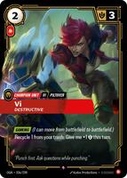 Vi - Destructive [036/298] Rare -FOIL