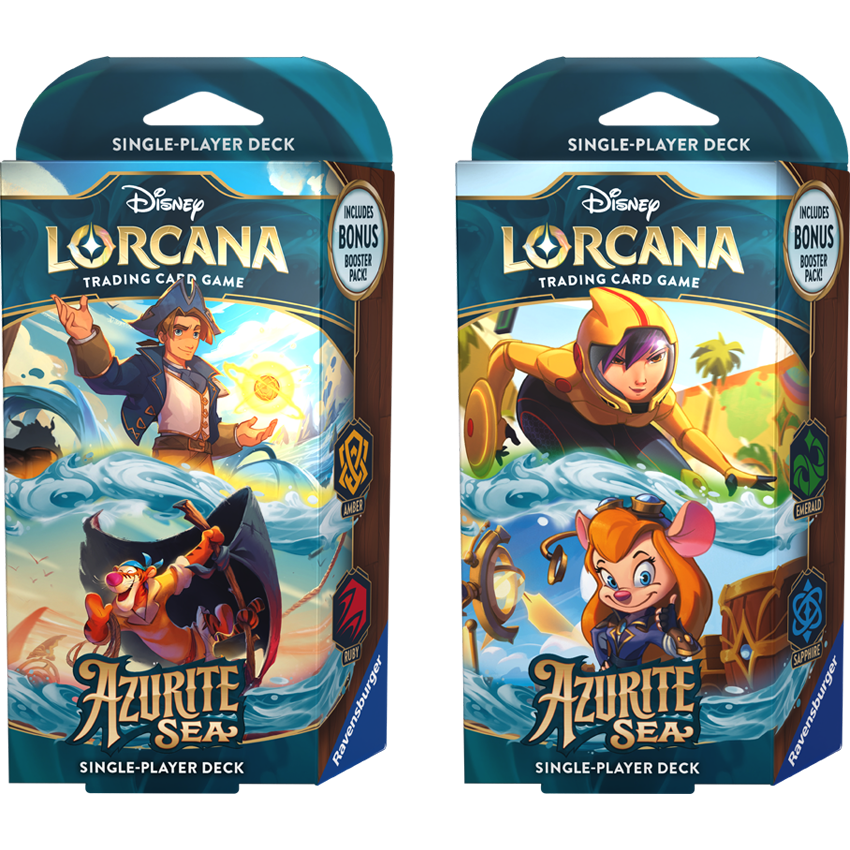 Disney Lorcana TCG - Azurite Sea Starter Decks