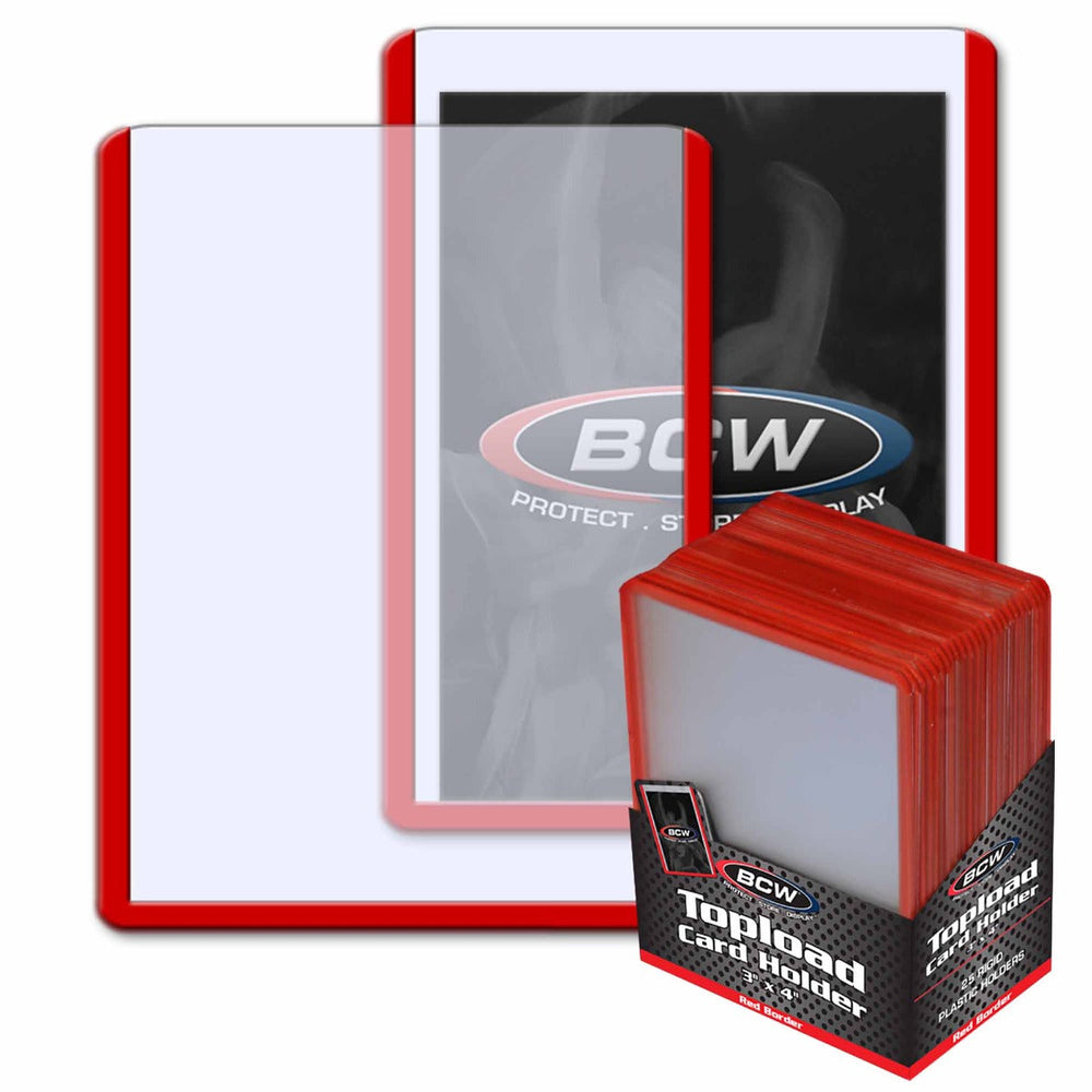 BCW Toploaders (25) Colour Border